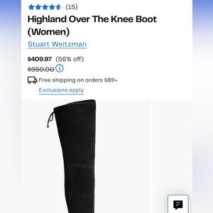 Stuart Weitzman highland over the knee boots